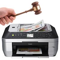 Canon MX860: how to scan legal-size documents