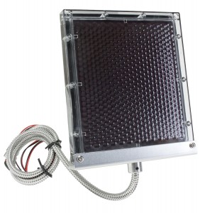 12V battery: $17 Low-watt solar panel: $23 12V solar charge controller 