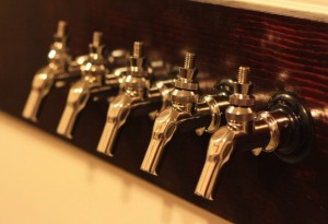 Shiny Perlick taps.